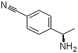 (R)-(+)-1-(4-氰基苯基)乙胺分子结构 (CAS 210488-53-2)