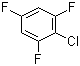 1-氯-2,4,6-三氟苯分子结构 (CAS 2106-40-3)