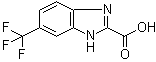 6-(三氟甲基)-2-苯并咪唑羧酸分子结构 (CAS 2107-39-3)