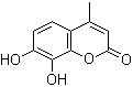 7,8-二羟基-4-甲基香豆素分子结构 (CAS 2107-77-9)