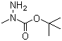 structure of CAS# 21075-83-2, tert-Butyl 2-methylcarbazate;1,1-Dimethylethyl 1-methylhydrazinecarboxylate; 1-Carbo-tert-butoxy-1-methylhydrazine; N-(tert-Butoxycarbonyl)-N-methylhydrazine; N-Boc-N-methylhydrazine; N-Methylhydrazinecarboxylic acid tert-butyl ester; tert-Butyl 1-methylhydrazinecarboxylate