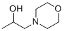 structure of CAS# 2109-66-2, N-(2-Hydroxypropyl)morpholine;1-morpholin-4-ylpropan-2-ol