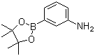 结构式 CAS# 210907-84-9, 3-氨基苯硼酸频哪醇酯