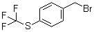 structure of CAS# 21101-63-3, 4-Trifluoromethylsulfanylbenzyl bromide;1-Bromomethyl-4-trifluoromethylsulfanylbenzene; 4-(Trifluoromethylthio)benzyl bromide