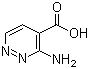 结构式 CAS# 21141-03-7, 3-氨基哒嗪-4-羧酸