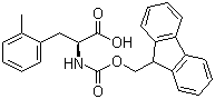 Fmoc-2-methyl-L-phenylalanine molecular structure (CAS 211637-75-1)