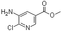 结构式 CAS# 211915-96-7, 5-氨基-6-氯烟酸甲酯
