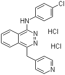 structure of CAS# 212141-51-0, Vatalanib dihydrochloride;N-(4-Chlorophenyl)-4-(4-pyridinylmethyl)-1-phthalazinamine dihydrochloride