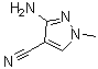 3-Amino-1-methyl-1H-pyrazole-4-carbonitrile molecular structure (CAS 21230-50-2)