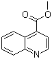 结构式 CAS# 21233-61-4, 喹啉-4-甲酸甲酯; 4-喹啉甲酸甲酯