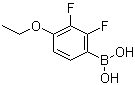结构式 CAS# 212386-71-5, B-(4-乙氧基-2,3-二氟苯基)硼酸