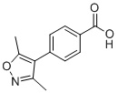 4-(3,5-Dimethylisoxazol-4-yl)benzoic acid molecular structure (CAS 212515-76-9)
