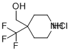 structure of CAS# 2126177-46-4, [4-(Trifluoromethyl)piperidin-4-yl]methanol hydrochloride