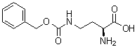 N4-(Benzyloxycarbonyl)-L-2,4-diaminobutanoic acid molecular structure (CAS 2130-77-0)