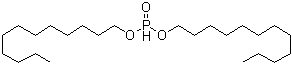 structure of CAS# 21302-09-0, Phosphonic acid didodecyl ester;Didodecyl phosphonate; Dilauryl hydrogen phosphite; Dilauryl phosphite; Dilauryl phosphonate; Duraphos AP 230; JP 212; NSC 41924