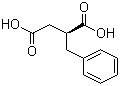 structure of CAS# 21307-97-1, (R)-2-Benzylsuccinic acid;(2R)-2-(Phenylmethyl)butanedioic acid