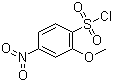 2-Methoxy-4-nitrobenzenesulfonyl chloride molecular structure (CAS 21320-91-2)