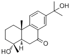 18-Nor-4,15-dihydroxyabieta-8,11,13-trien-7-one molecular structure (CAS 213329-46-5)