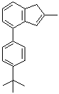 structure of CAS# 213381-88-5, 4-(4-tert-Butylphenyl)-2-methylindene;2-Methyl-4-(4-tert-butylphenyl)indene