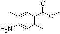 structure of CAS# 21339-74-2, 4-Amino-2,5-dimethylbenzoic acid methyl ester;NSC 118434
