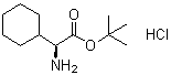 结构式 CAS# 213475-52-6, (alphaS)-alpha-氨基环己烷乙酸叔丁酯盐酸盐