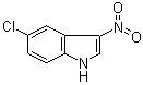 structure of CAS# 213542-01-9, 5-Chloro-3-nitro-1H-indole
