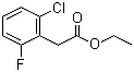 Ethyl 2-chloro-6-fluorophenylacetate molecular structure (CAS 214262-85-8)