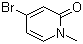 4-Bromo-1-methylpyridin-2-one molecular structure (CAS 214342-63-9)