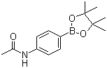 4-Acetamidophenylboronic acid pinacol ester molecular structure (CAS 214360-60-8)