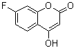 structure of CAS# 2145-27-9, 7-Fluoro-4-hydroxy-2H-1-benzopyran-2-one