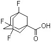 3,5,7-Trifluoroadamantane-1-carboxylic acid molecular structure (CAS 214557-89-8)