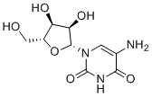 5-氨基尿苷分子结构 (CAS 2149-76-0)
