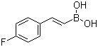 trans-2-(4-Fluorophenyl)vinylboronic acid molecular structure (CAS 214907-24-1)