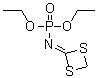 1,3-Dithietan-2-ylidene-phosphoramidic acid diethyl ester molecular structure (CAS 21548-32-3)