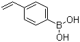 structure of CAS# 2156-04-9, (4-Ethenylphenyl)boronic acid;(4-Vinylphenyl)boronic acid; (p-Vinylphenyl)boronic acid; 4-Styrylboronic acid; 4-Vinylbenzeneboronic acid; p-Vinylbenzeneboronic acid