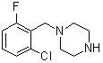 1-(2-Chloro-6-fluorobenzyl)piperazine molecular structure (CAS 215655-20-2)
