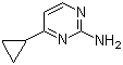 4-Cyclopropyl-2-pyrimidinamine molecular structure (CAS 21573-15-9)