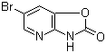 6-Bromo-3H-oxazolo[4,5-b]pyridin-2-one molecular structure (CAS 21594-52-5)