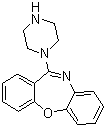 结构式 CAS# 21636-40-8, 11-哌嗪基二苯并[b,f][1,4]氧氮杂卓