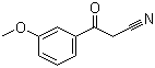 3-Methoxybenzoylacetonitrile molecular structure (CAS 21667-60-7)