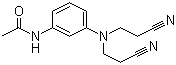 N-(3-(Bis(2-cyanoethyl)amino)phenyl)acetamide molecular structure (CAS 21678-64-8)