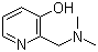 2-(Dimethylaminomethyl)-3-hydroxypyridine molecular structure (CAS 2168-13-0)