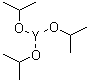 structure of CAS# 2172-12-5, Isopropyl alcohol yttrium salt;Tris(isopropoxy)yttrium; Yttrium (III) isopropoxide; Yttrium triisopropoxide; Yttrium tris(isopropoxide)