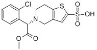 Clopidogrel Sulfonated Impurity molecular structure (CAS 2173294-69-2)
