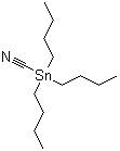 Tributylstannanecarbonitrile molecular structure (CAS 2179-92-2)