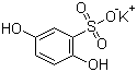 结构式 CAS# 21799-87-1, 2,5-二羟基苯磺酸钾