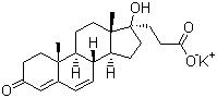 结构式 CAS# 2181-04-6, 坎利酸钾
