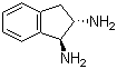 (1S,2S)-2,3-Dihydro-1H-indene-1,2-diamine molecular structure (CAS 218151-47-4)