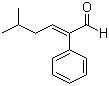 结构式 CAS# 21834-92-4, 可卡醛; 5-甲基-2-苯基-2-己烯醛
