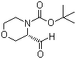 结构式 CAS# 218594-01-5, (S)-N-叔丁氧羰基-3-吗啉甲醛